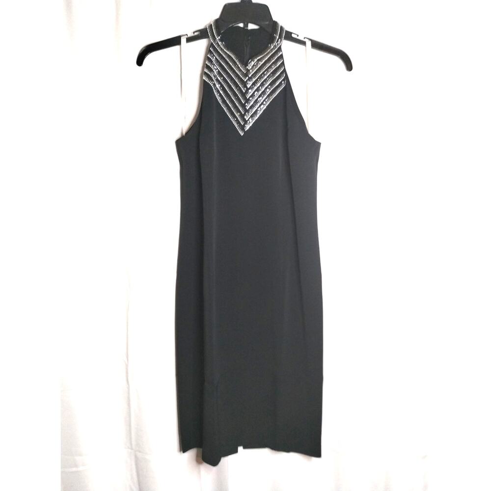 Daymor Couture Ferreira Beaded High Neck Formal 4